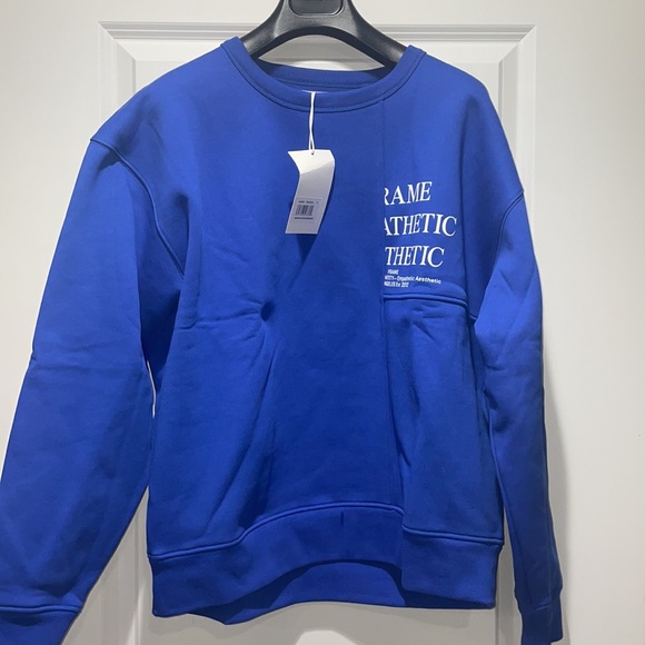Frame Denim Other - FRAME Modern Blocking Cotton Blend Sweatshirt